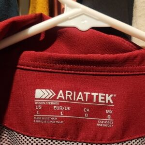 AriatTek Red Women's Top